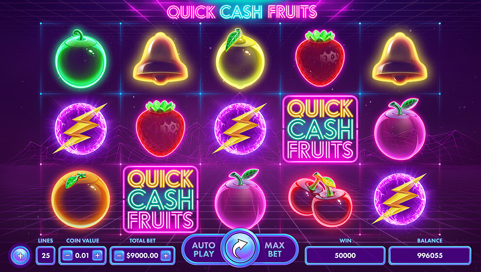 Quick Cash Fruits Base Game